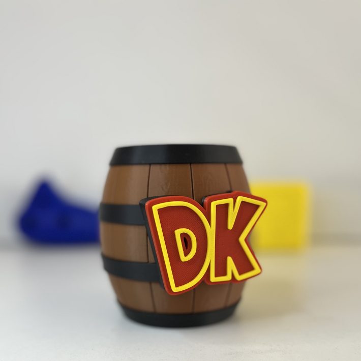 Portalápices de Escritorio: Barril Donkey Kong