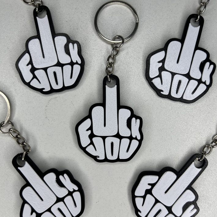 Pack Llaveros "Fuck You"  (x4)