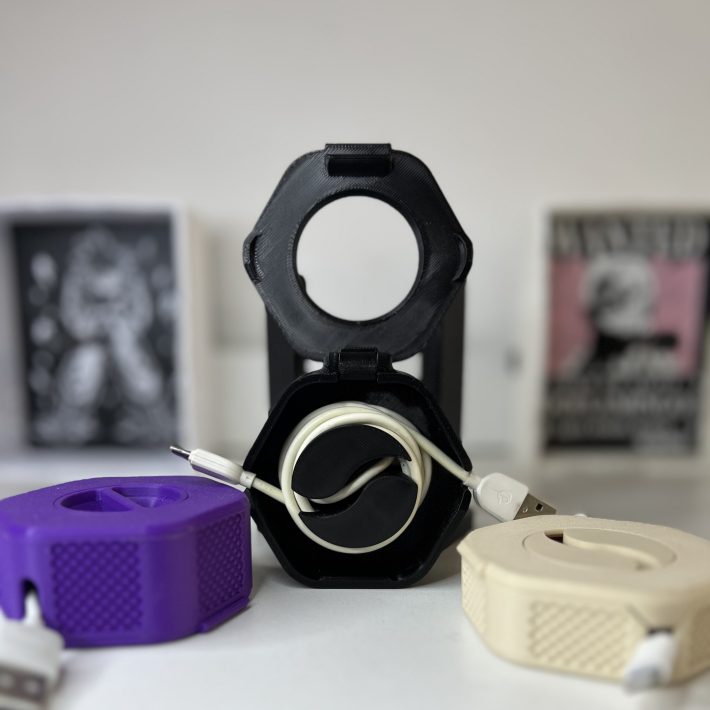 Pack Organizadores de Cables (x3) + Base