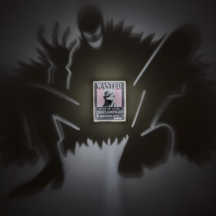 Lámpara Doflamingo One Piece Proyección Sombra "Joker"